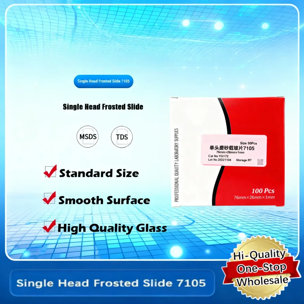 Single Frosted Slide 7105 For Tissue Sample Mounting And Laboratory Applications Original Product