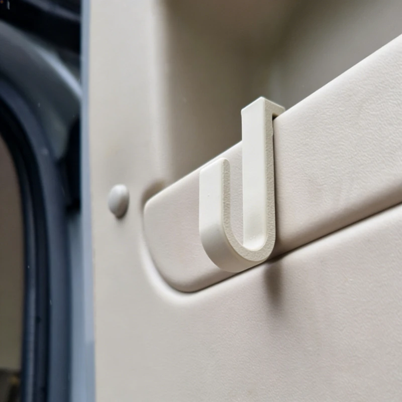 

RV Door Storage Hooks Recessed Groove Design 4Pcs Interior Organizer Hanger For Camper Caravan Van Accessories