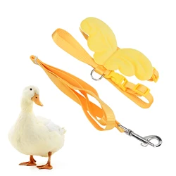 Ducks Traction Rope Adjustable Chest Strap Outside Walking Harness Leash For Pet Duck Chicken Goose