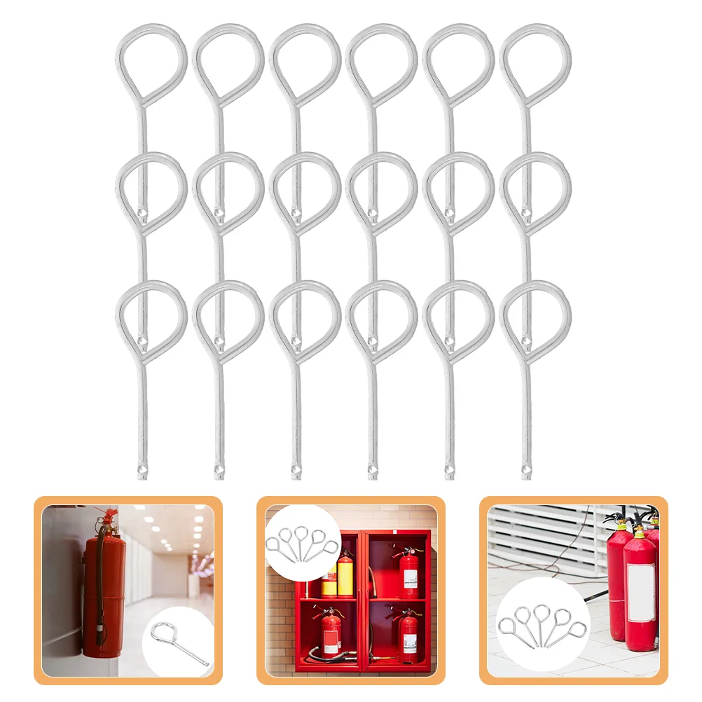 20 Pcs Fire Extinguisher Safety Pin Lock Pins for Equipment Replacement Pull Sticker