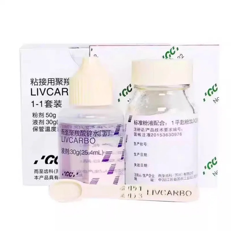 

Dental Materials Fuji GC Polycarboxylate Zinc Glass Ionomer Cement Dental Restoration Embedded Crown Bridge Adhesive Materials