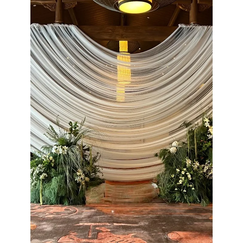 

3 Meters, New Lightweight Gauze Curtain Studio Photography Wedding Background Gauze Soft Wedding Mesh Handmade Accessories