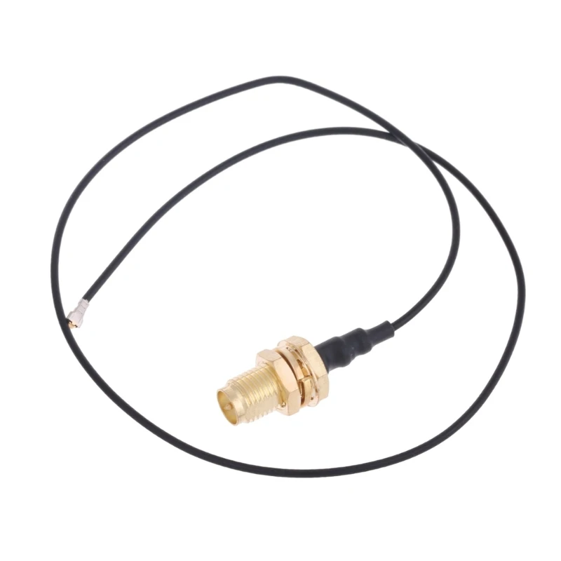 

32cm/12.6in IPEX4 MHF4 to RPSMA 0.81mm RFPigtail Cable Antenna For M.2 WiFi Card AX210 AX200 9260NGW 8260NGW 8265NGW