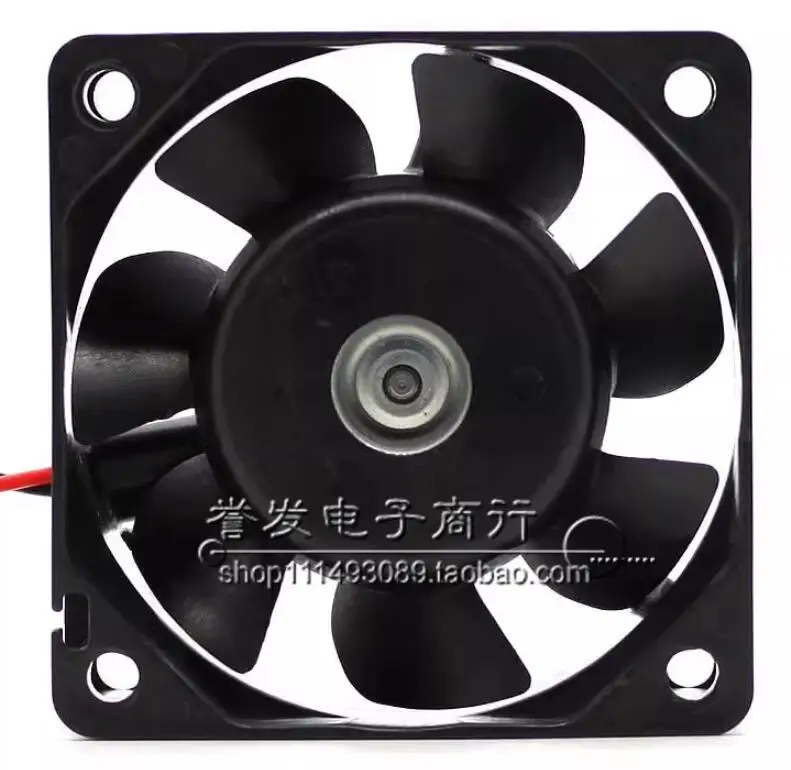 SANYO DENKI 109R0624D402 DC 24V 0.12A 60x60x25mm 2-Wire Server Cooling Fan