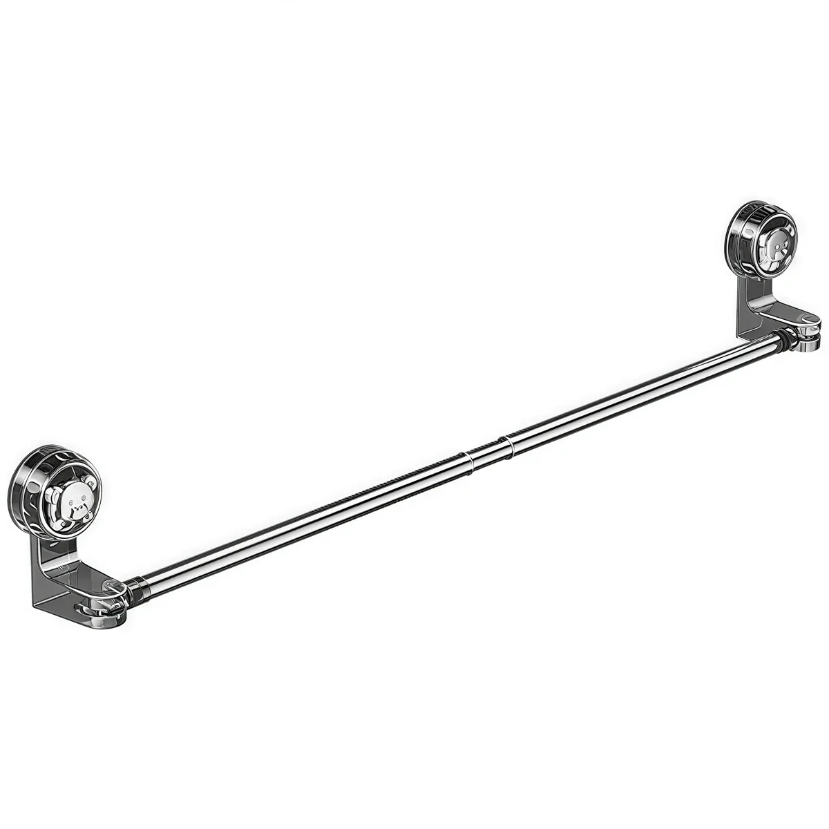 

Easy Installation Adjustable Towel Holder Multi-Functional Rack Strong Suction Power Towel Holder 30x11x7cm 30-60cm Adjustable
