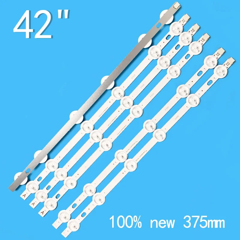 375MM 6PCS POUR VES420UNDL-3D-N0 42 VNB Réduit A /B-C TYPE REV0.1 B-C-TYPE REV0.1 8LED 3V 374MM 100% NOUVEAU