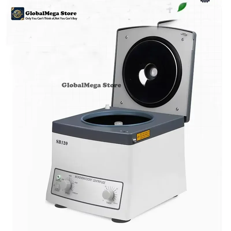 2026 Latest Desktop Micro Hematocrit Centrifuge for School Laboratory Processing 15300xg 24-Tube Capillary
