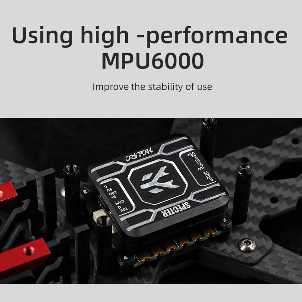 HGLRC SPECTER F722 Mini FC - MPU6000، OSD، BARO، 16 ميجابايت، Dual BEC، 20 × 20 مم، 2-6S، لـ FPV Freestyle