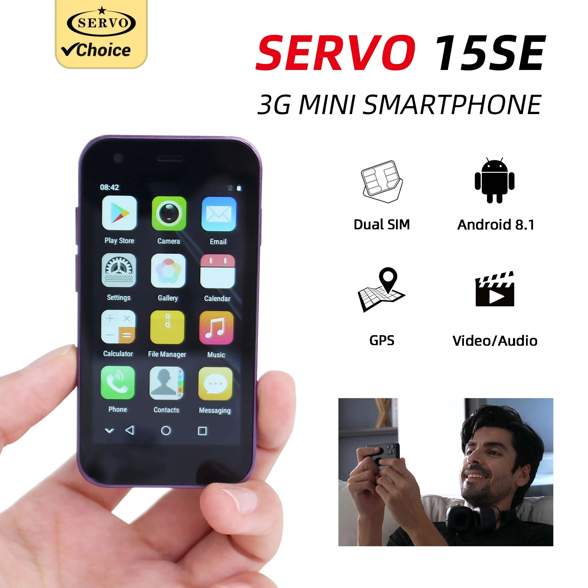 SERVO Unlocked 3G Android Smartphone 3.0
