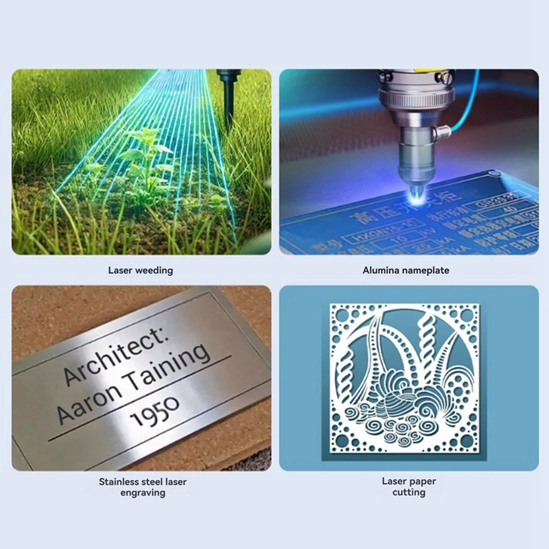 450Nm 高精度レーザーモジュール広範囲の材料への青色レーザー彫刻のための調整可能な焦点