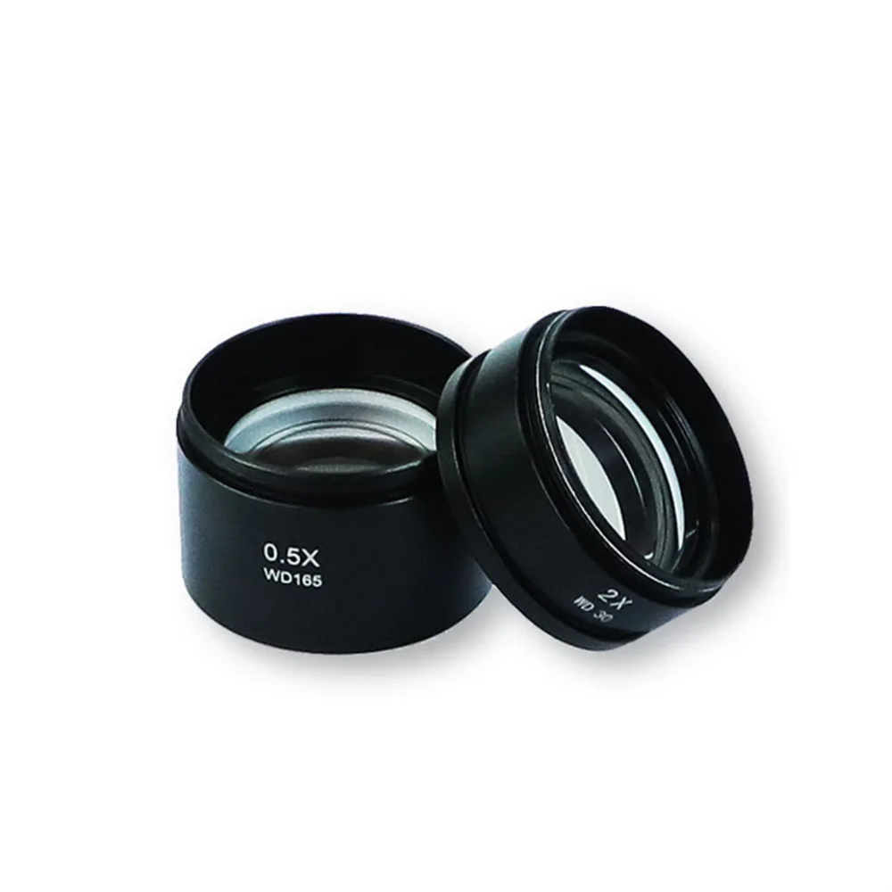 

Agnicy Stereo Microscope Accessories 0.3X Times Auxiliary Objective Lens 0.3 Times Reduction Lens Mirror Increase Double Lens
