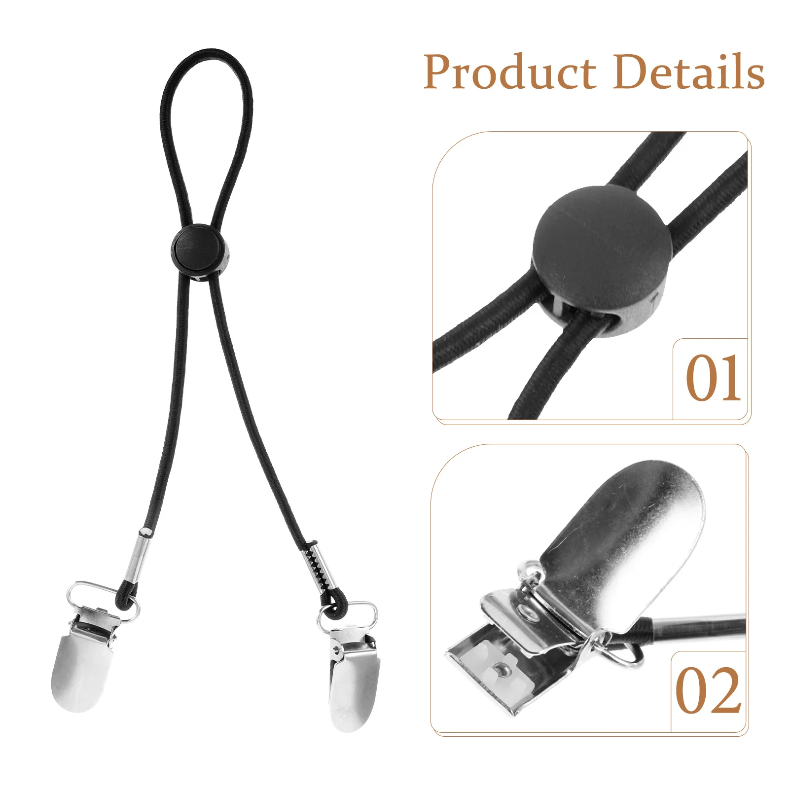 

2Pcs Bed Sheet Clips Straps Adjustable Elastic Holders Fasteners for Mattress Sheet Corners Bed Clips for Sheets