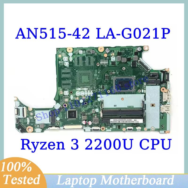 

DH5JV LA-G021P For Acer Aspire AN515-42 A315-41 Mainboard With Ryzen 3 2200U CPU Laptop Motherboard 100%Full Tested Working Well