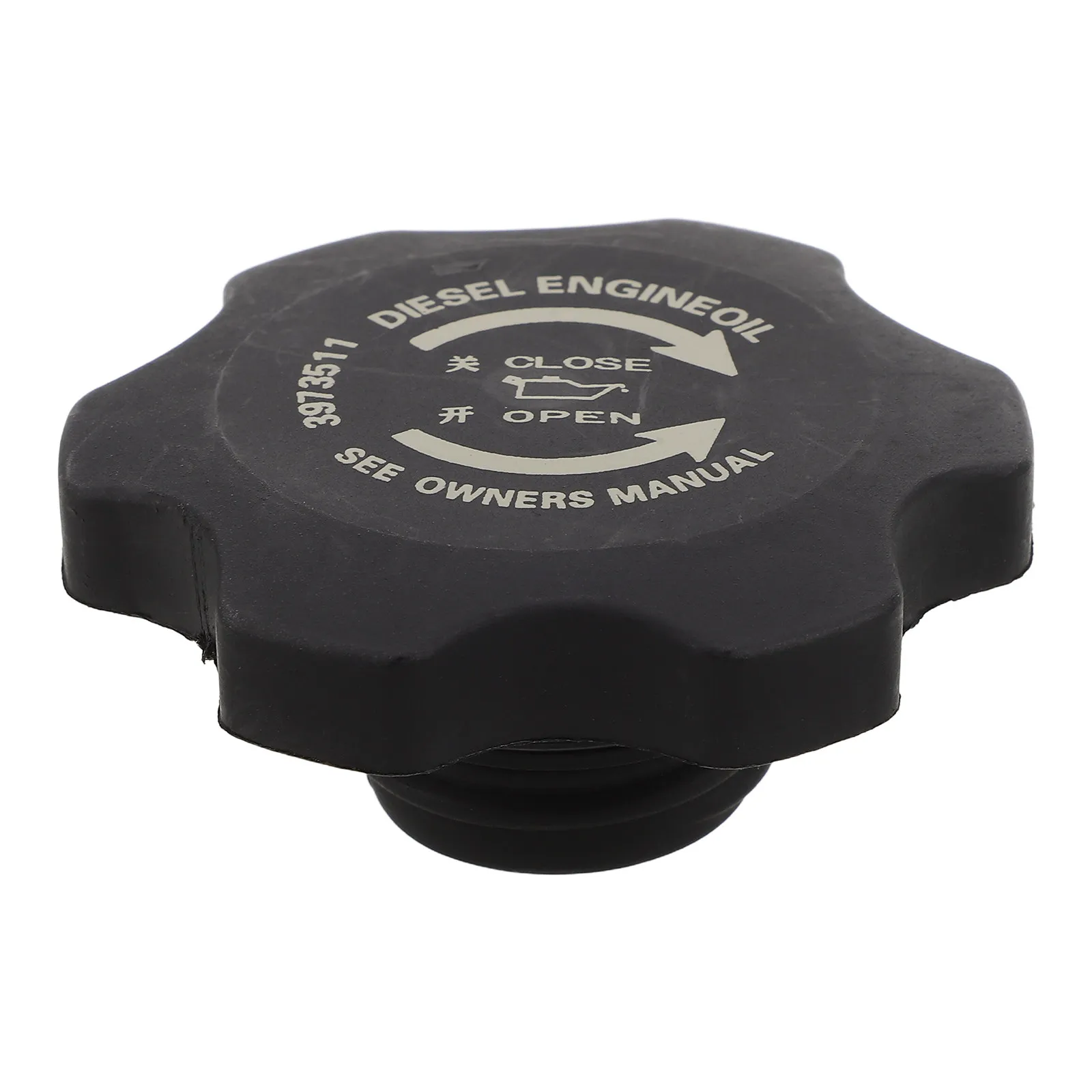 Engine Oil Filler Cap 3968202 High-Temperature Resistant Leak-Proof Threaded Replacement for Excavators Loaders