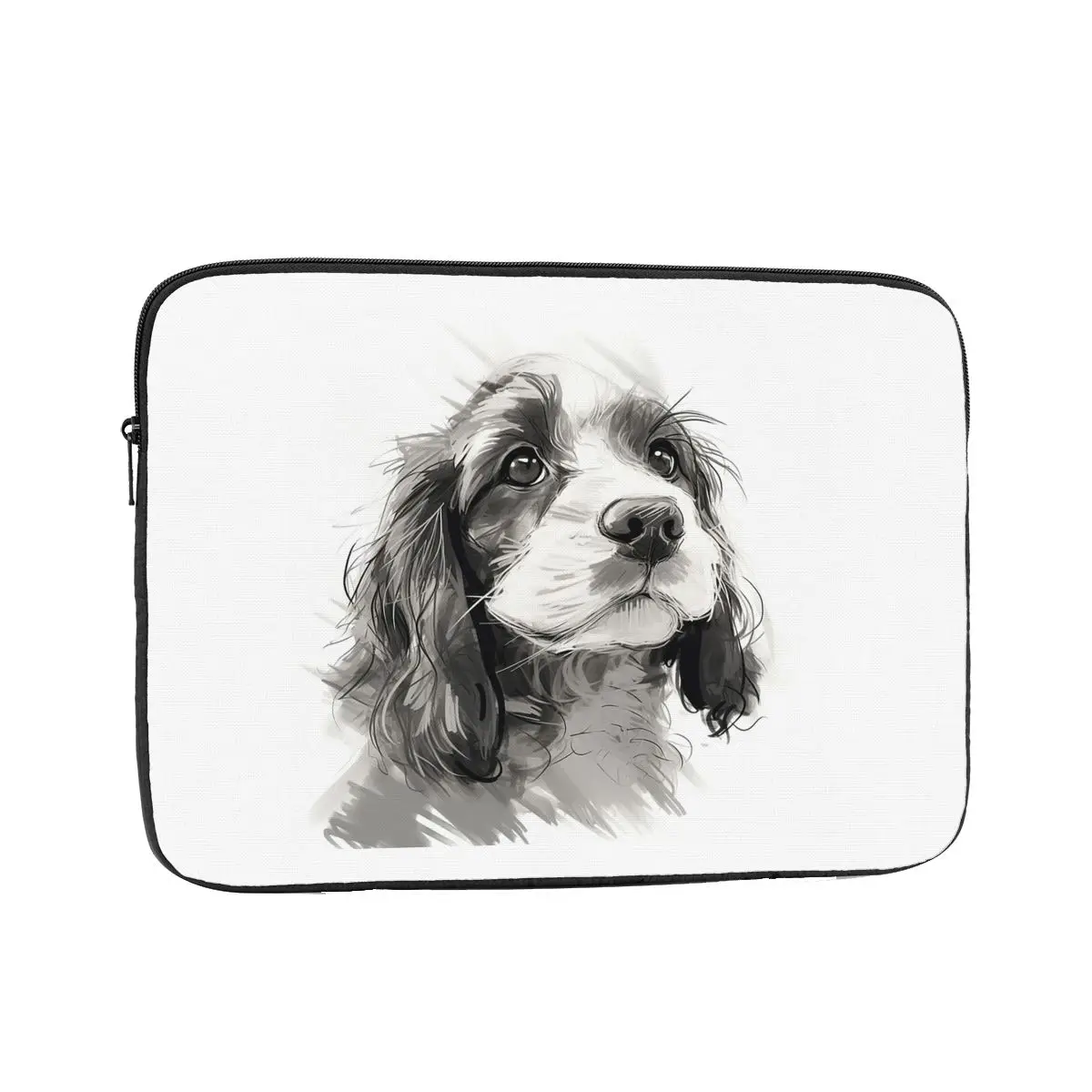 

Cocker Spaniel Puppy Sugar-Coated Cuteness Laptop Sleeve Cover Bag Notebook Bag Sleeve Tablet Shockproof Case Bag