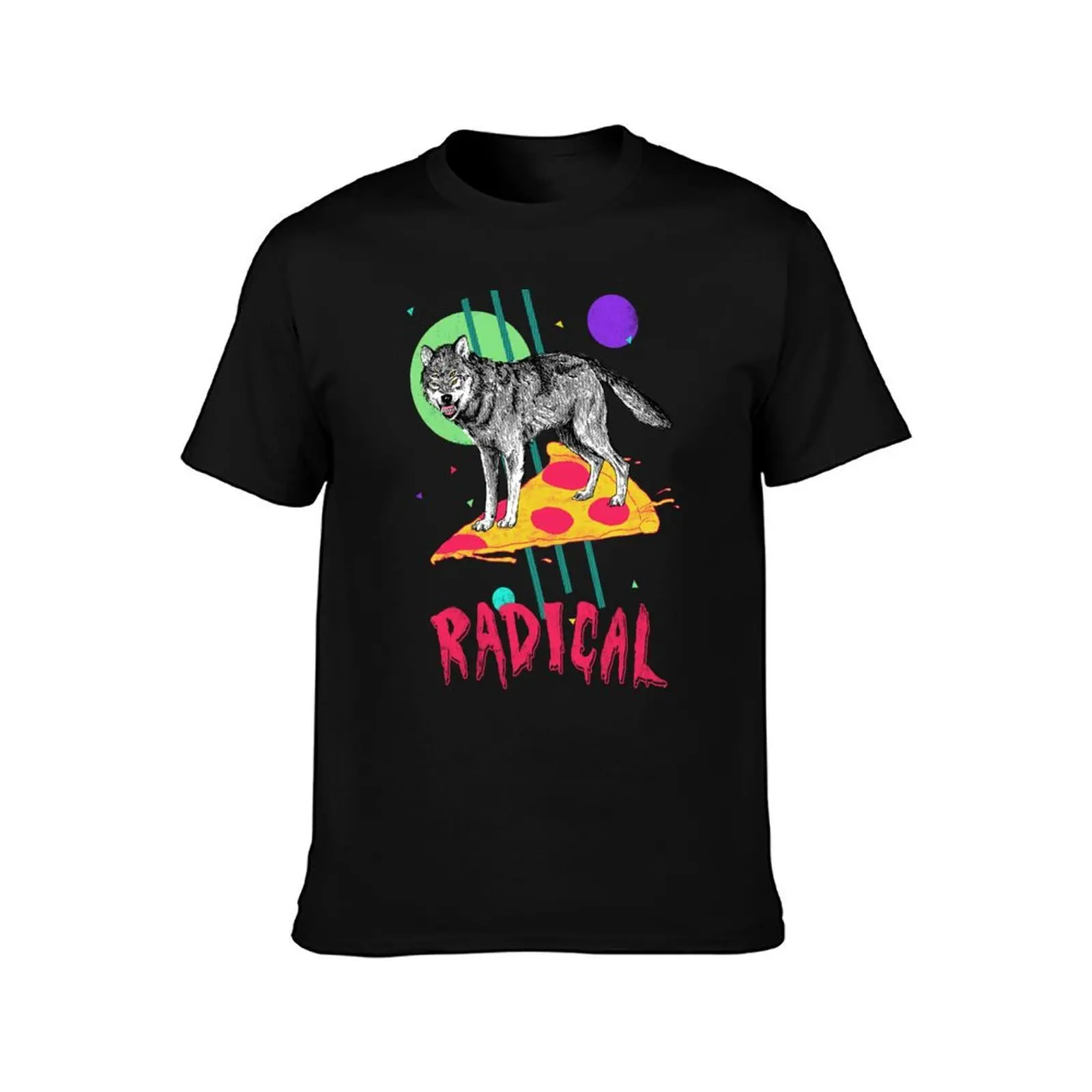 So Radical T-Shirt, Summer Casual Cotton Tee, Oversized Streetwear Tops, Vintage Graphic Print, Loose Fit Short Sleeve