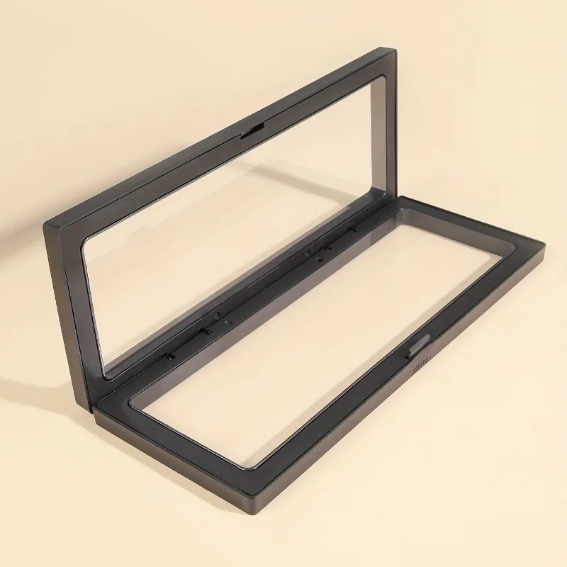 Jewelry Storage Display Box Thin Suspension Transparent Ring Necklace Bracelet Earring Container Practical Convenience Items