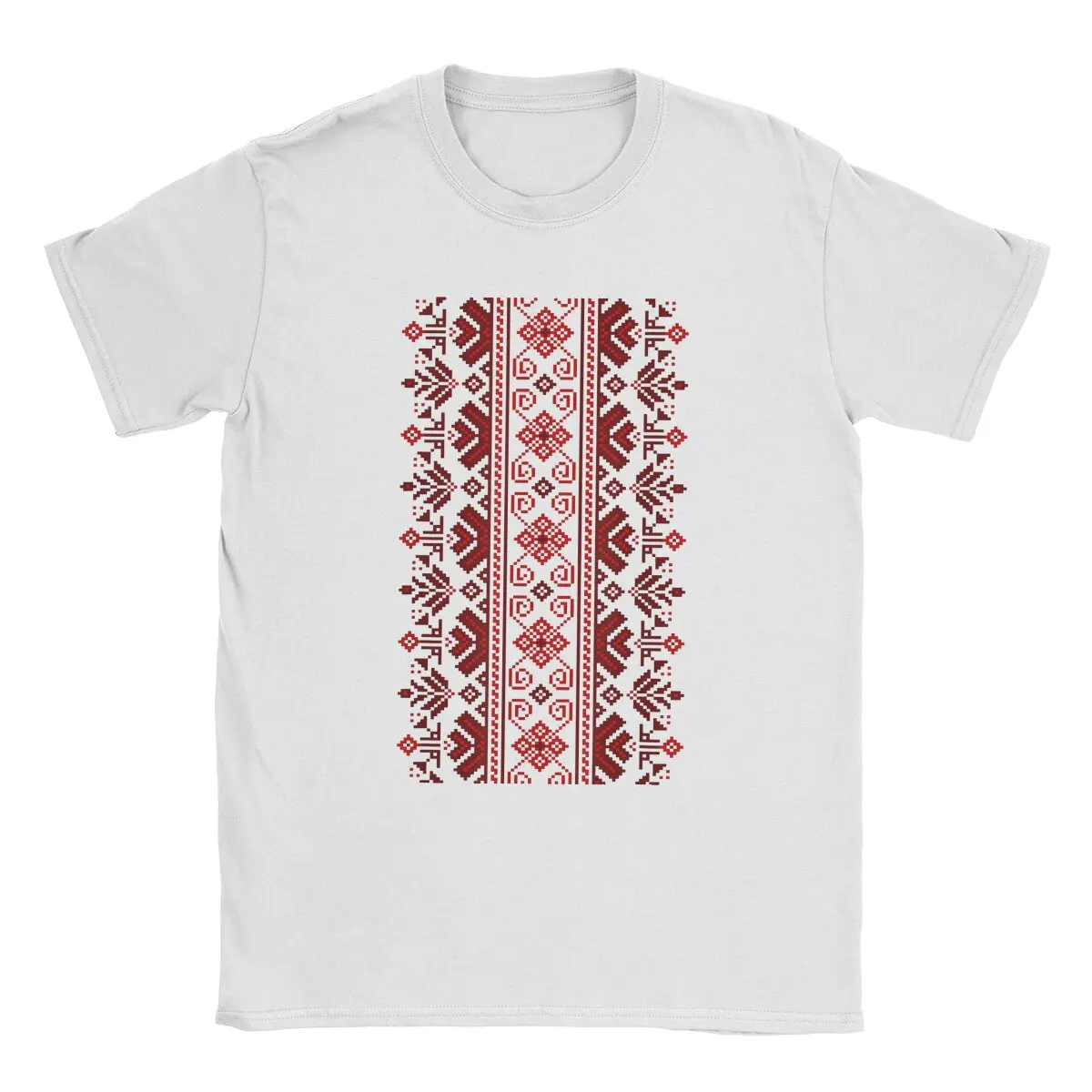 Men\'s T-Shirt Thread Embroidery Vyshyvanka Fashion Cotton Tee Ukrainian Folk Ethnic Ornament T Shirt Clothing Gift Idea