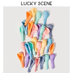 15Pcs 10 inch matte macarone balloon creative trend birthday children's party party party decoration S01358