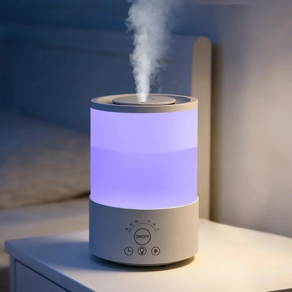 2.5L Ultrasonic Cool Mist Humidifier,7‑Color Night Light WIFI APP Control for Home Spa Bedroom