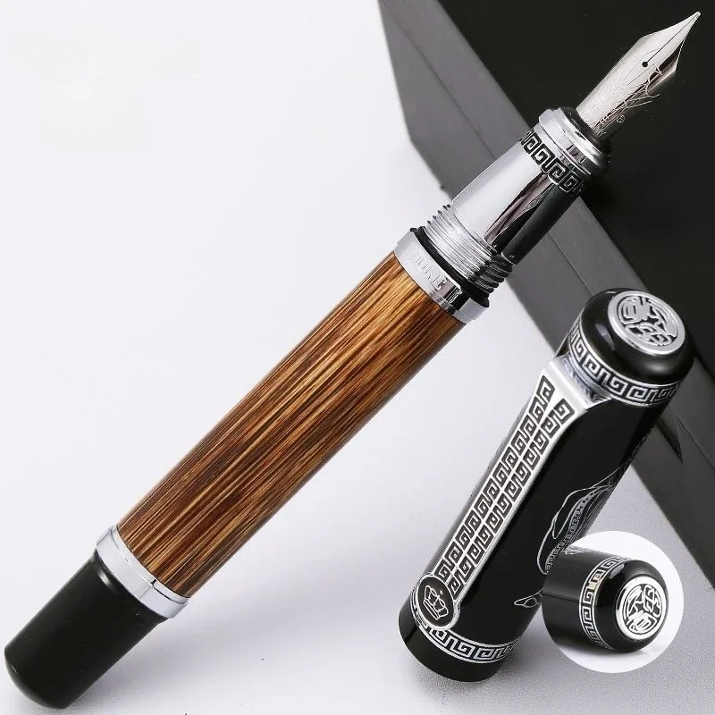 

New-DUKE Confucius Series Artistic Fountain Pen Iridium Large Size 0.5MM 1.2MM Nib Calligraphy Pen Curved Tip Collection Gift