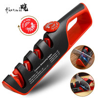 Professional Knife Sharpener 4 Stages Scissors Sharpening Stone Kitchen Grinder Knives Whetstone Kitchen Tools