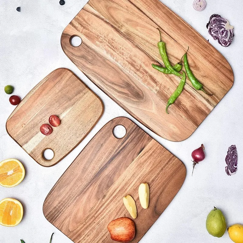 

Oval Cutting Board, Practical Kitchen Cutting Board with Multiple Specifications That Can Be Hung on The Wall