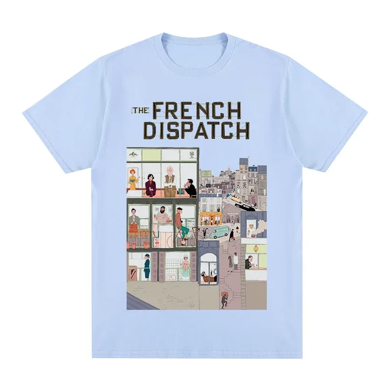 the french dispatch Timothee Chalamet T-shirt Wes Anderson Cotton TEE TSHIRT Womens Tops Unisex Japanese Vintage Artwork Tengu