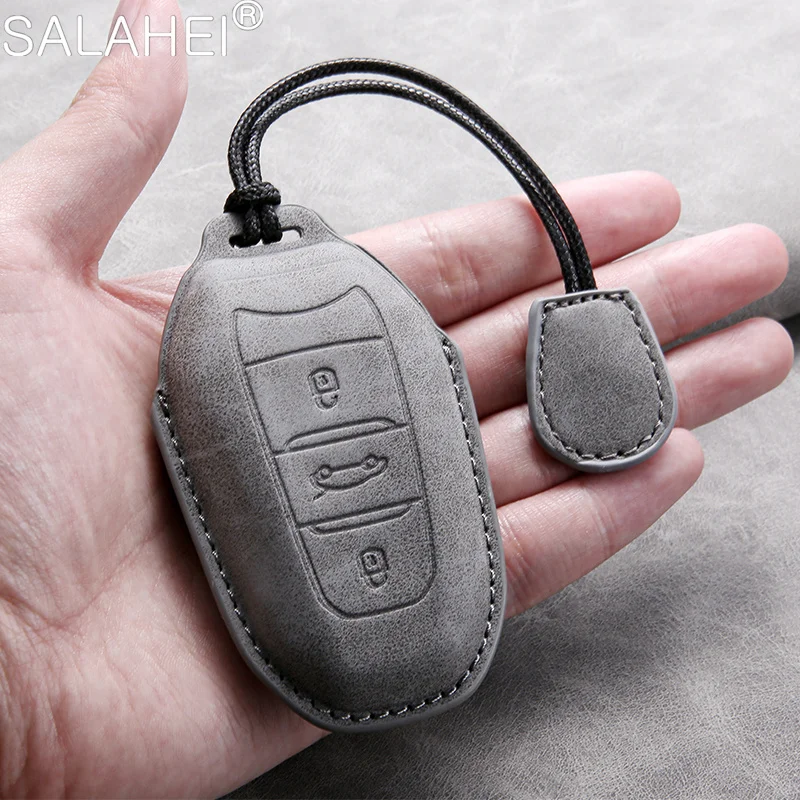 

Car Remote Key Case Cover Keychain For Peugeot 308 408 508 2008 3008 4008 5008 Citroen C4 C5 C6 C3-XR CACTUS Picasso DS4 DS5 DS6