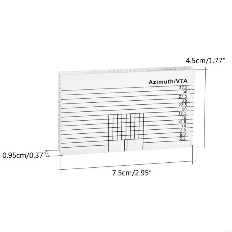 H7JF Player Misurazione Tonearma del misuratore VTA/Cartucce Strumento allineamento del sovrano azimutale
