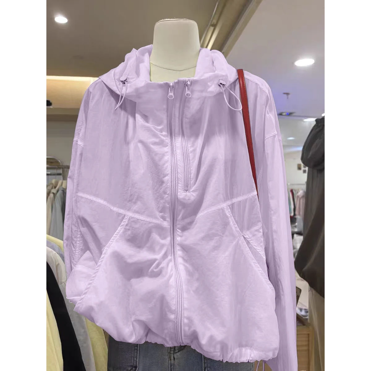 Purple [double zipper design]