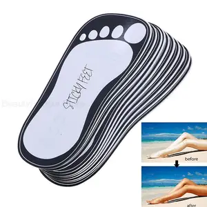 Descartáveis Tanning Adesivos para Mulheres, Sticky Feet Spray, Tan Foot Pads, Protetores Adesivos, Acessórios para o Corpo, 11 8 principais vendas bronzeamento à jato - №3