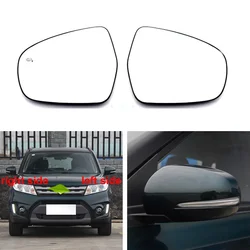 For Suzuki Vitara S-cross Replace Outer Rearview Side Mirrors Lens Door Wing Rear View Mirror Glass with Heating