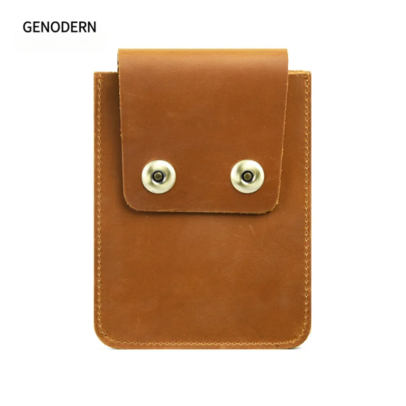 

Двухслойная поясная сумка из воловьей кожи с креплением на ремень и множеством отделений для карт