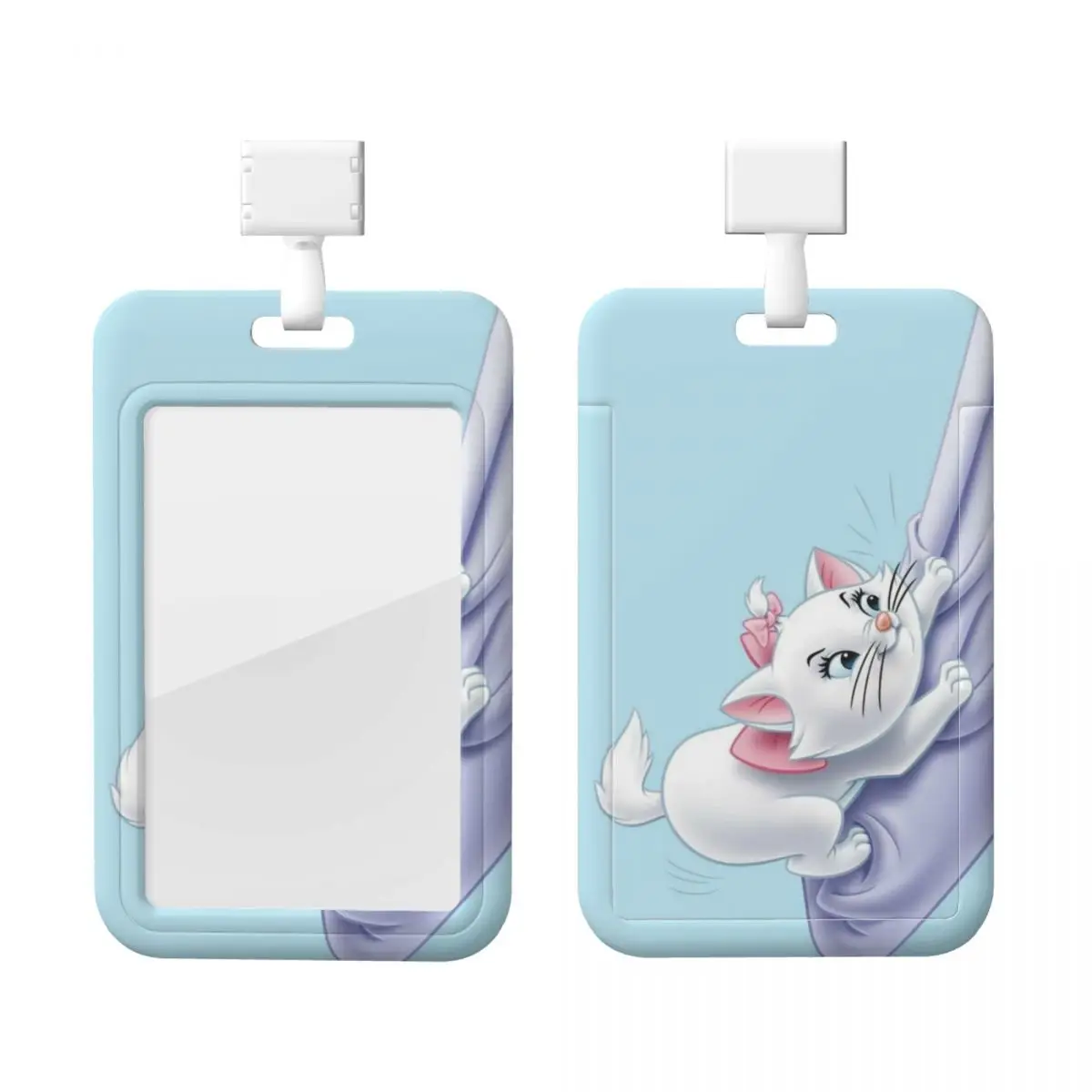 

Custom The Aristocats Lanyard ID Protector Badge Card Painting Student Campus Lanyard Cards Holder Credentials Accessories