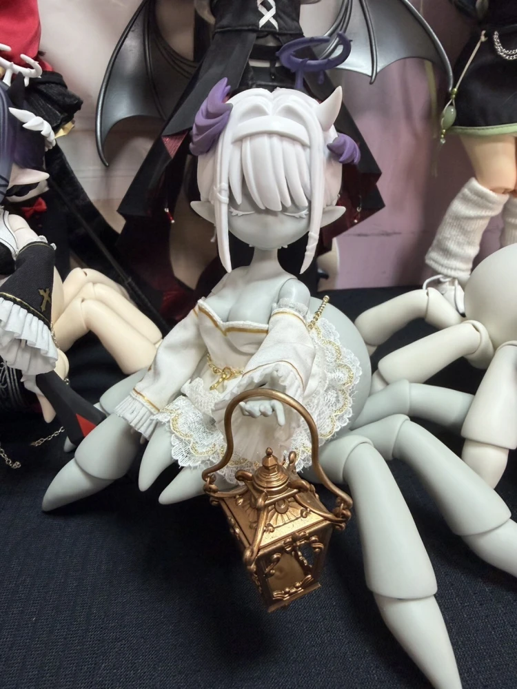 1/12 Fantasy Spider Shape Mjd Doll Body Figure Pvc Posable Joint Monster Doll Torso Edamame Spider Body Custom Doll Figurine Toy