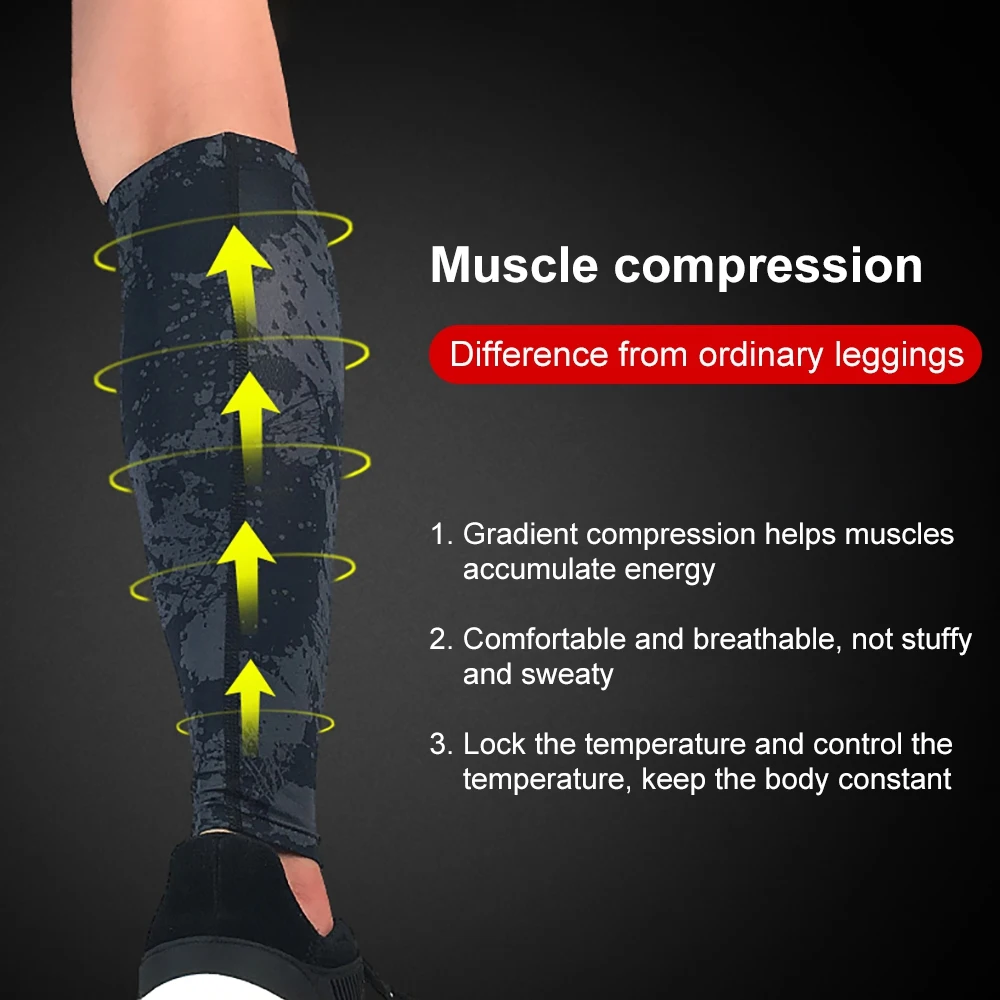 1Pcs Calf Compression Sleeve for Men Women (20-30 mmHg),Leg compression Sleeve Footless Compression Socks for Travel,Pain Relief