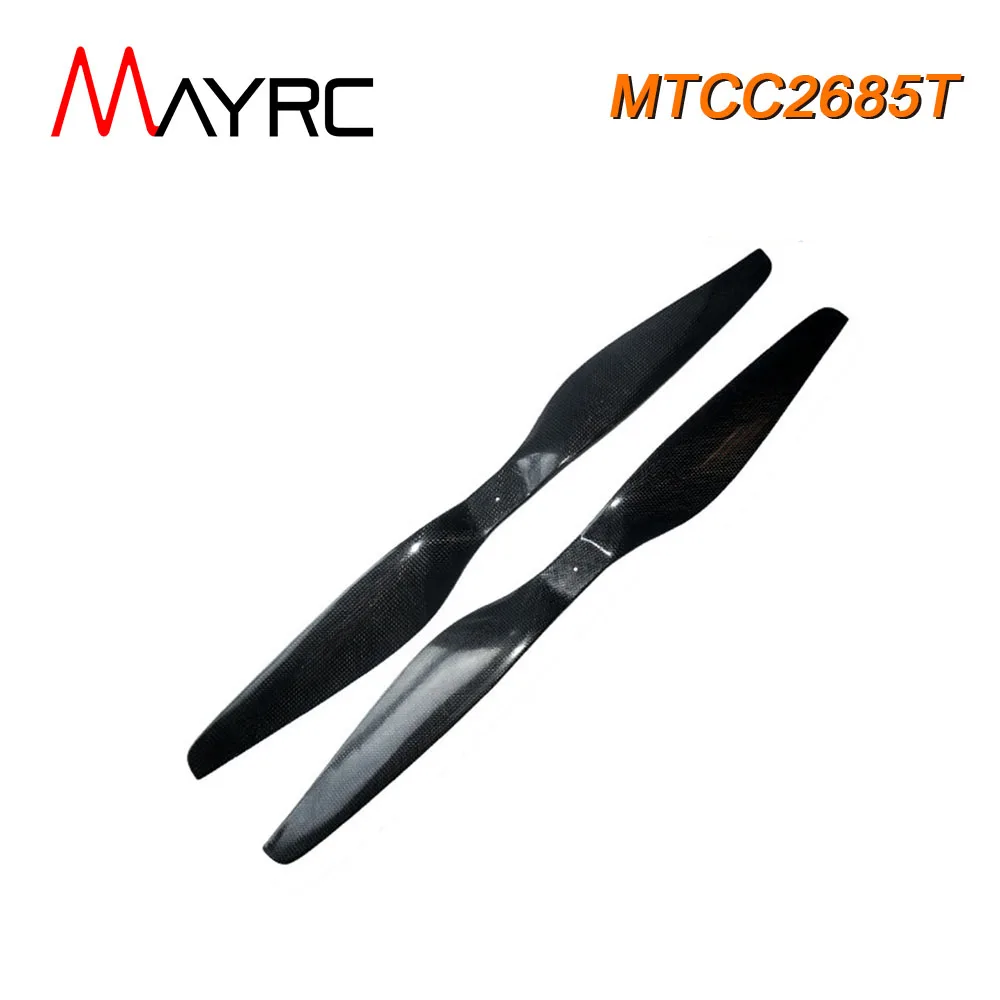 

4 Blades MAYRC 26.0x8.5Inch Composite Carbon T-Motor Type CW and CCW Propeller for Big Multirotor Agricultural Photography UAV