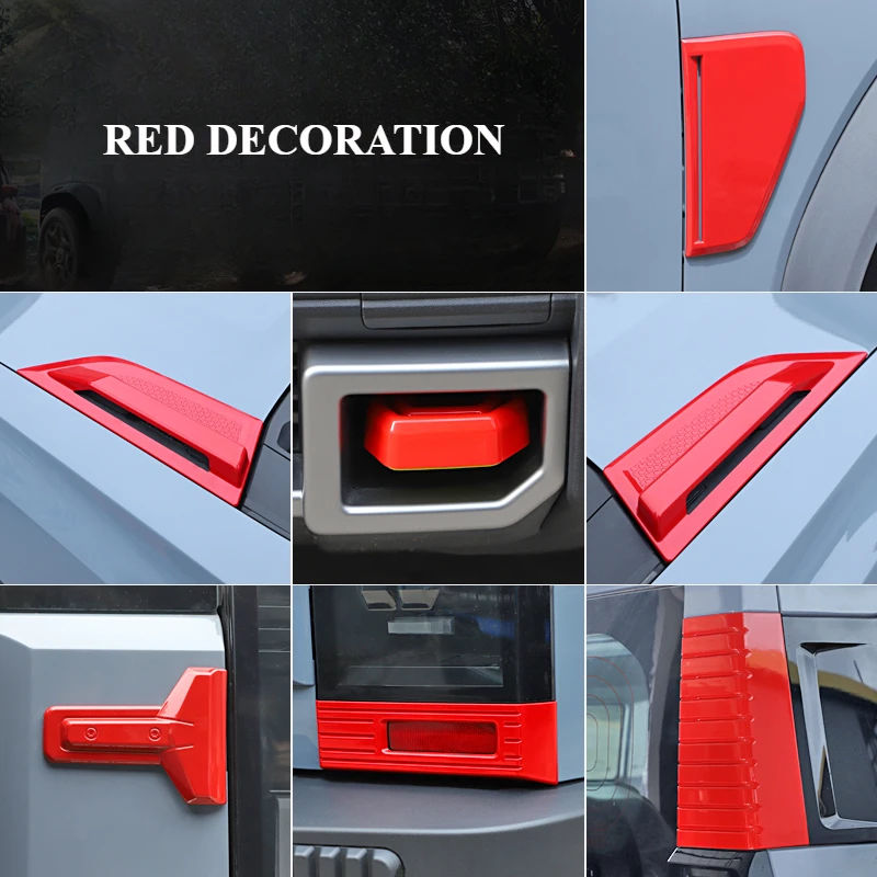 JETOUR T2 Modified Decorative Cover Tailgate Hood Taillight Trailer Hook Fender Trim