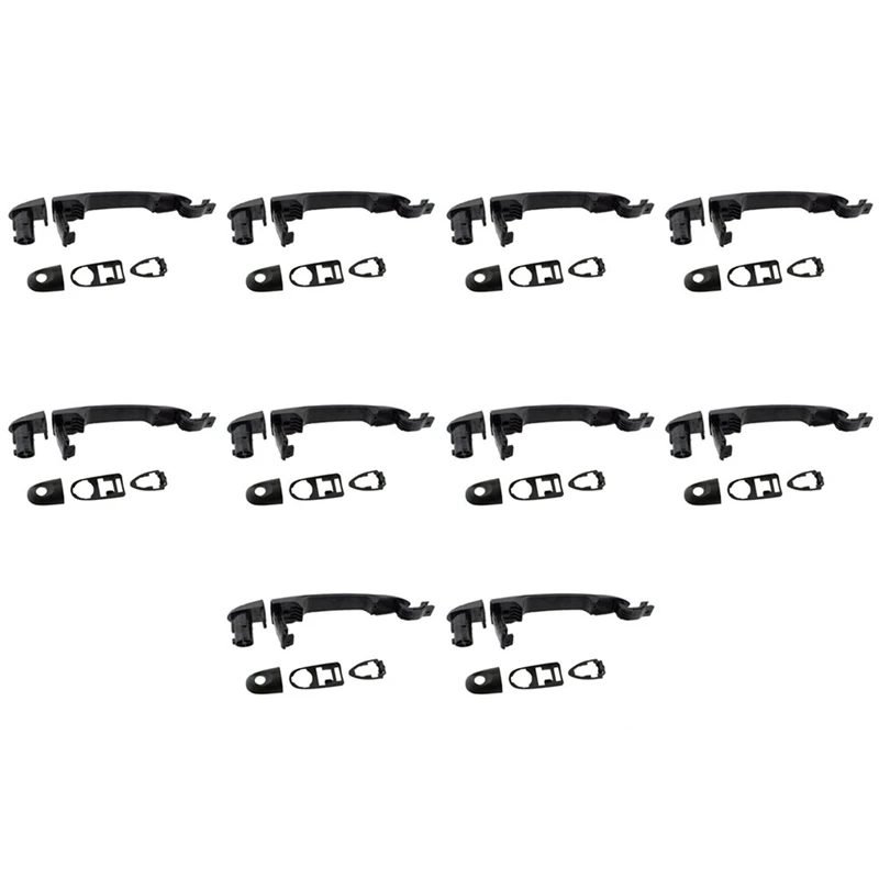 10X Front Rear Left Right Exterior Door Handle T For Renault Kangoo Express 2008-2017 7701478188