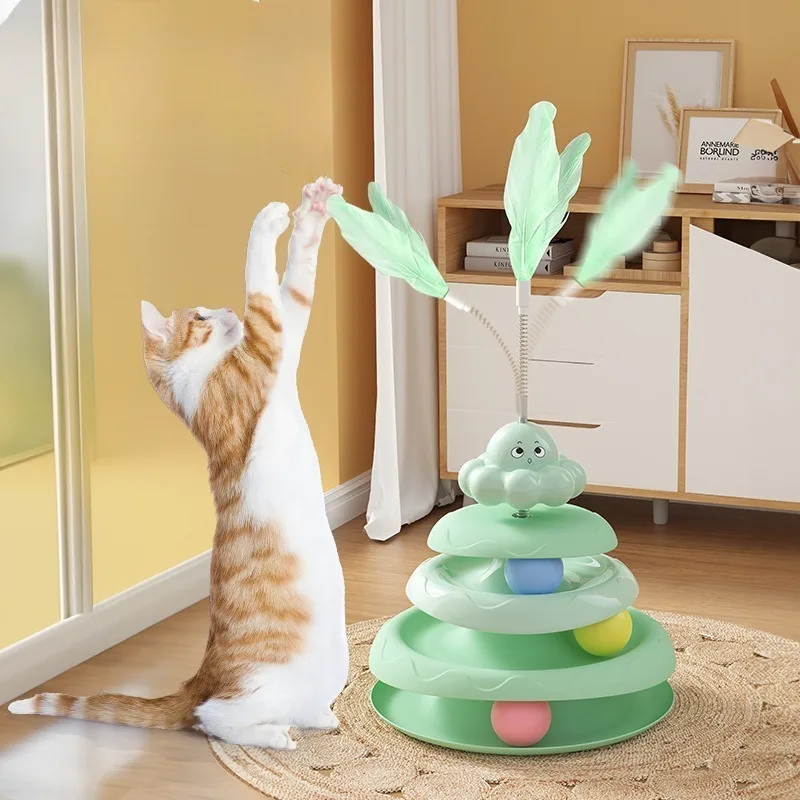 Interactive Cat Turntable Toy 3