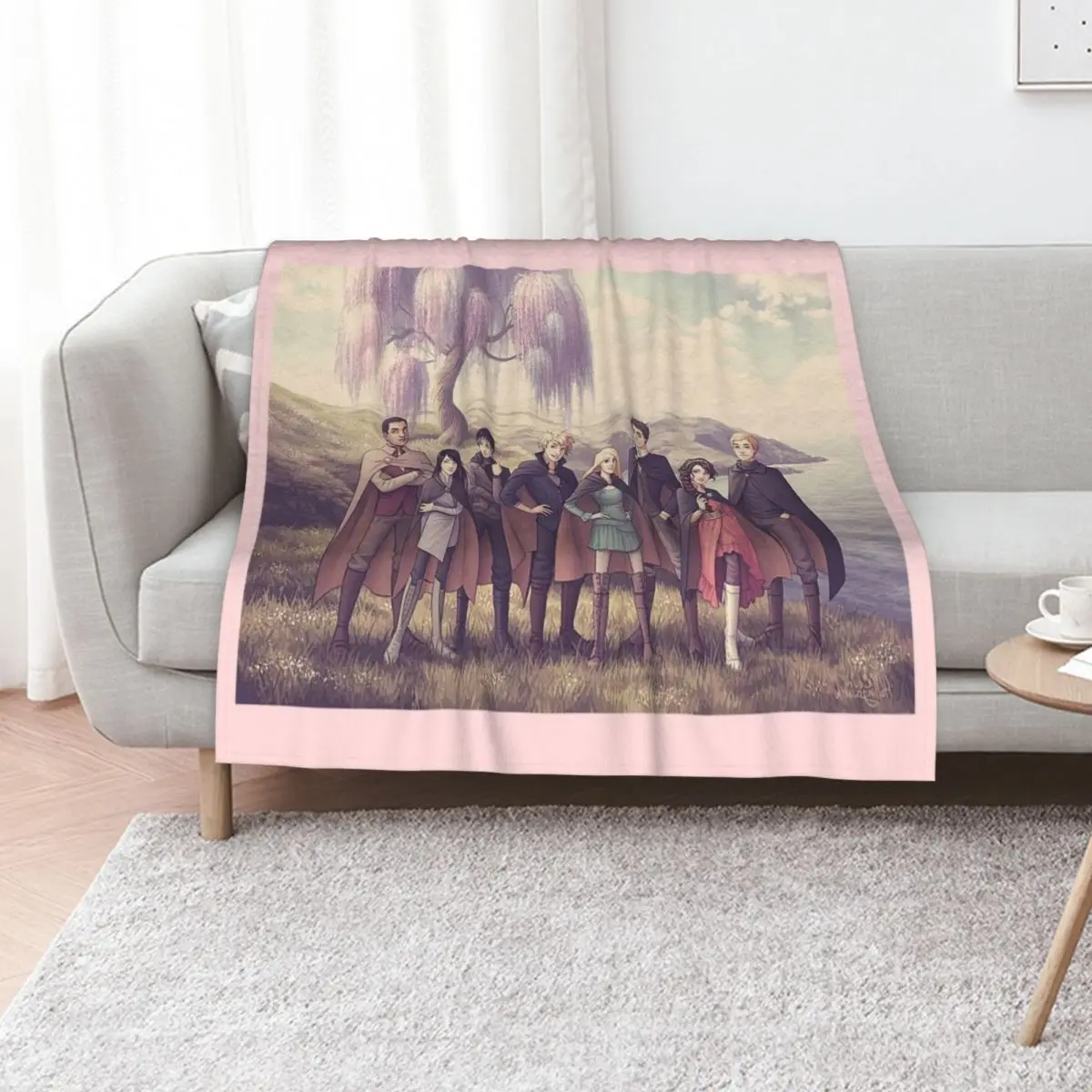 keeper of the lost cities character Throw Blanket Furrys Sofa Throw decorative Picnic Luxury Designer Blankets
