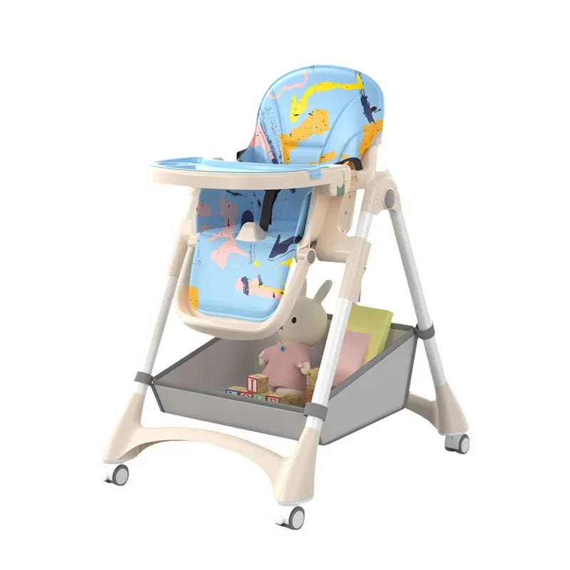 Multifunctional portable infant feeding high chair baby dining chair