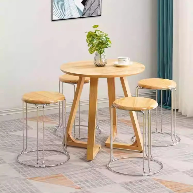 Solid Wood Stool Seat - Extra Thick, Splinter-Free & Anti-Slip Replacement Panel for Living Room, DIY Bench or Table Top