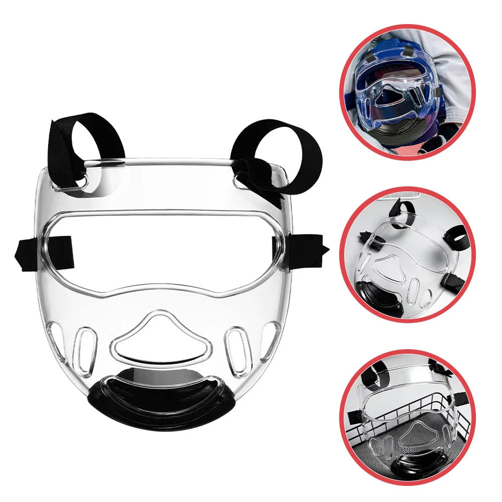 

Multifunctional Sports For Taekwondo Boxing Detachable Guard Shockproof Face Protector Sparring Gear Martial Arts