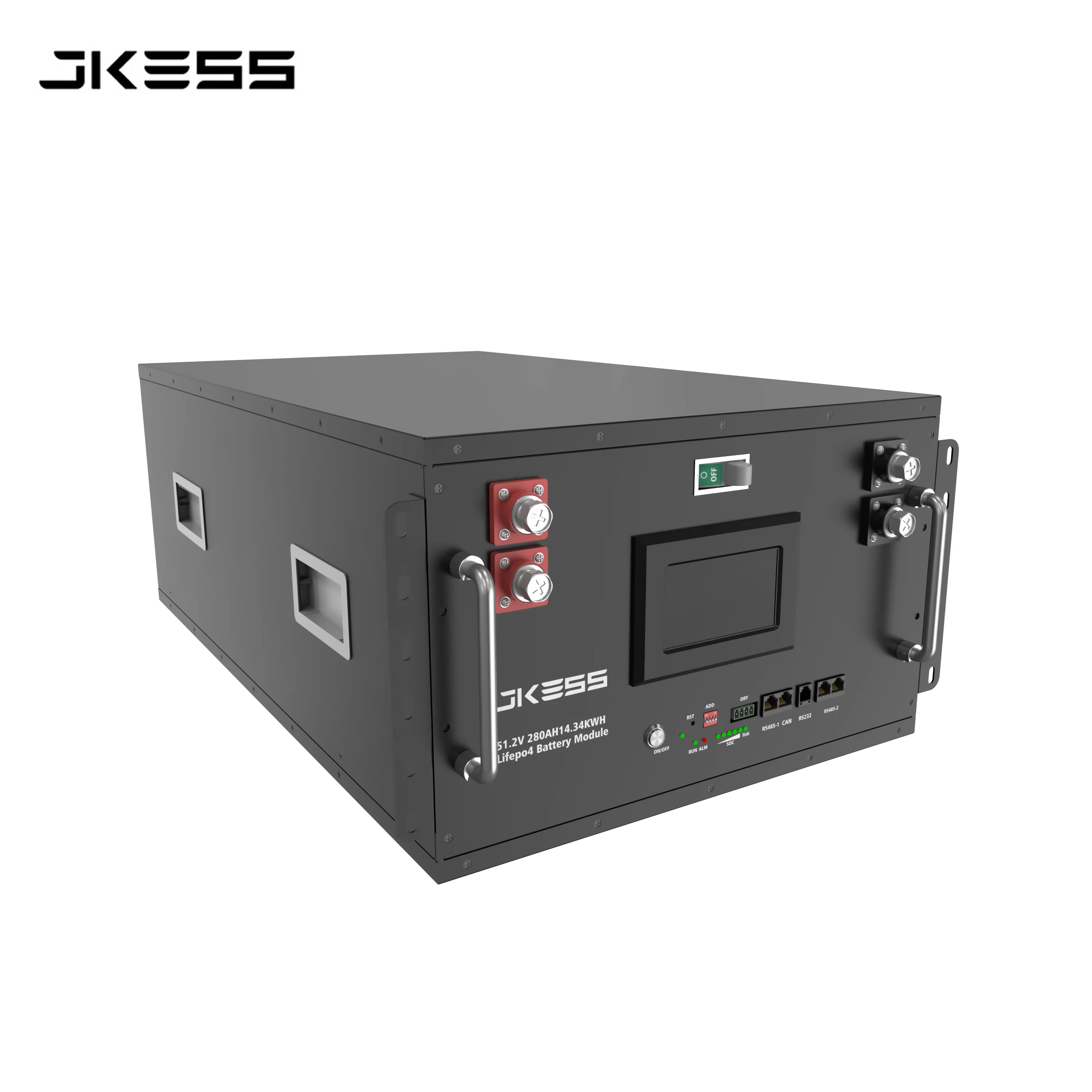 مجموعات بطارية JKESS Lifepo4 15Kwh 48V 51.2V 280Ah تدعم محولات Goodwe EASUN SRNE Solis لسفينة تخزين الطاقة المنزلية من الاتحاد الأوروبي
