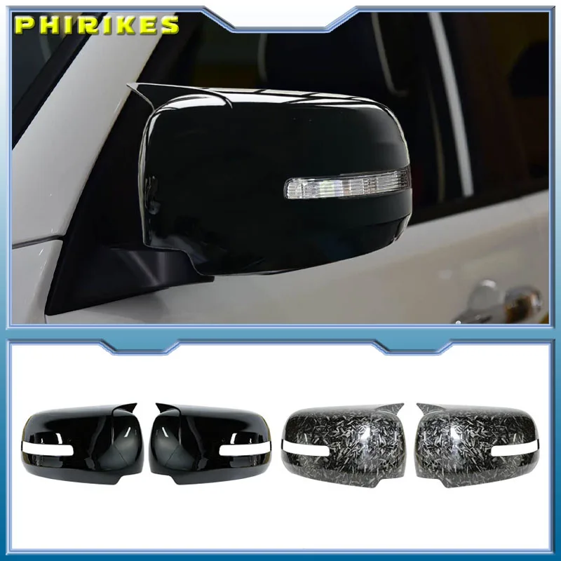 Rearview Mirror Cover Wing Door Side Mirror Shell Cap Housing For Mitsu Pajero Sport 2009 2010 2011 2012-2014