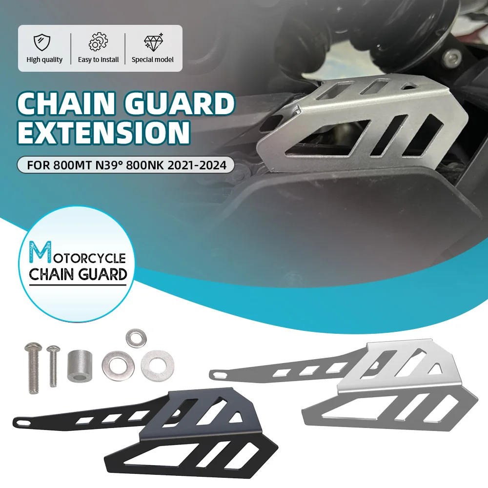 

For CFMOTO 800MT N39° 800NK 2021-2024 800-MT/800-NK Motorcycle Sprocket Cover Chain Guard Protector New Chain Guard Extension