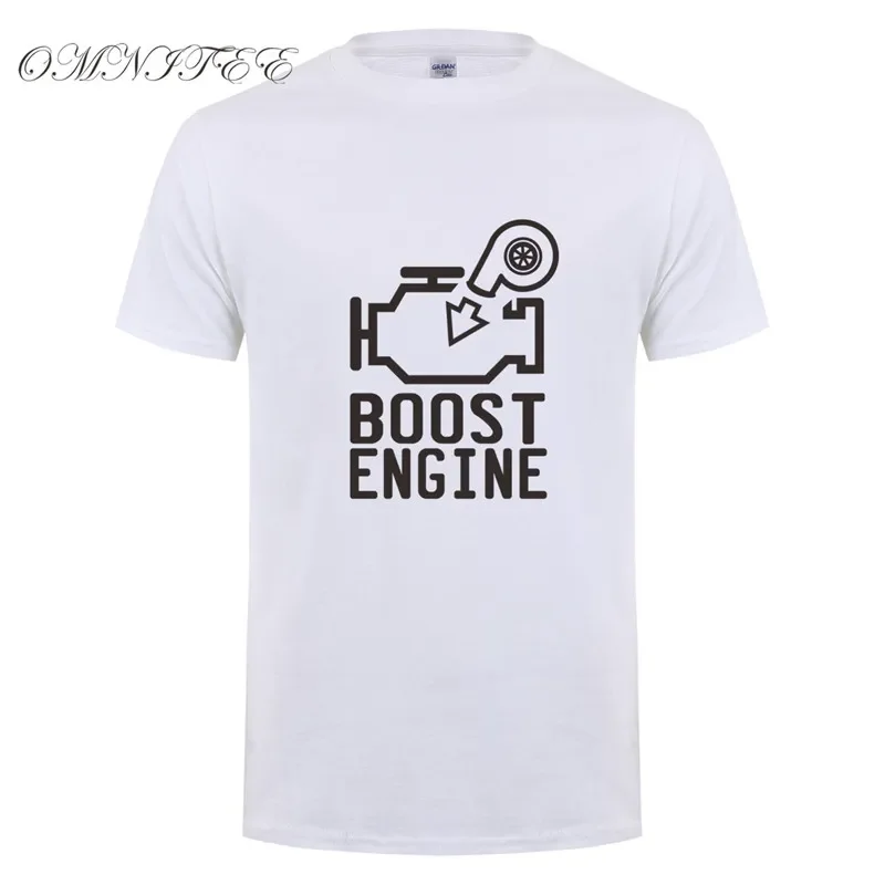 New Summer Men Tshirt Auto Boost Engine Casual Cotton Short Sleeve Funny automobile engine Men T Shirts High Quality OT-892