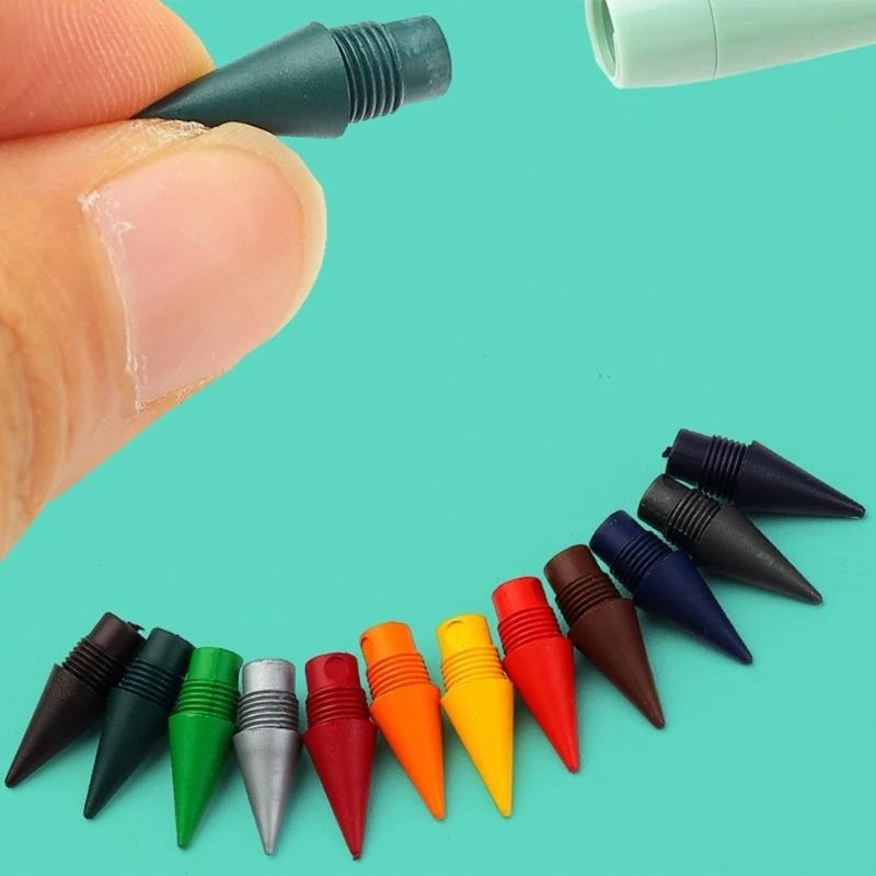 12 lápices colores borrables perfectos para dibujar, dibujar y tomar notas tomando mejor venta